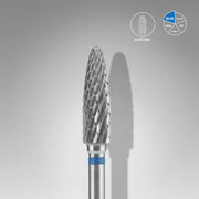 Staleks Karbür Freze Ucu Mısır (Corn) Mavi EXPERT (Baş Çapı 4 mm / Çalışma Boyu 14 mm) FT90B040/14