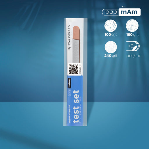 Staleks Tek Kullanımlık papmAm Törpü ve Tek Kullanımlık Ahşap Tırnak Törpüsü Seti DFCE-22-test 