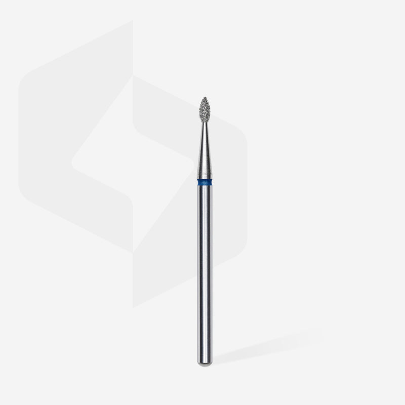 Staleks Elmas Freze Ucu Damla Mavi EXPERT (Baş Çapı 1,6 mm / Çalışma Boyu 4 mm) FA40B016/4 - görsel 2