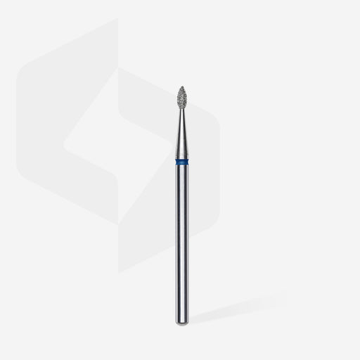 Staleks Elmas Freze Ucu Damla Mavi EXPERT (Baş Çapı 1,6 mm / Çalışma Boyu 4 mm) FA40B016/4 - görsel 2