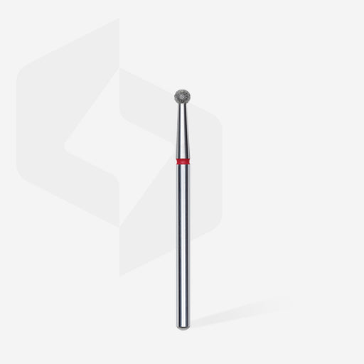 Staleks Elmas Freze Ucu Top Şekilli Kırmızı EXPERT (Baş Çapı 2,7 mm) FA01R027 - görsel 2