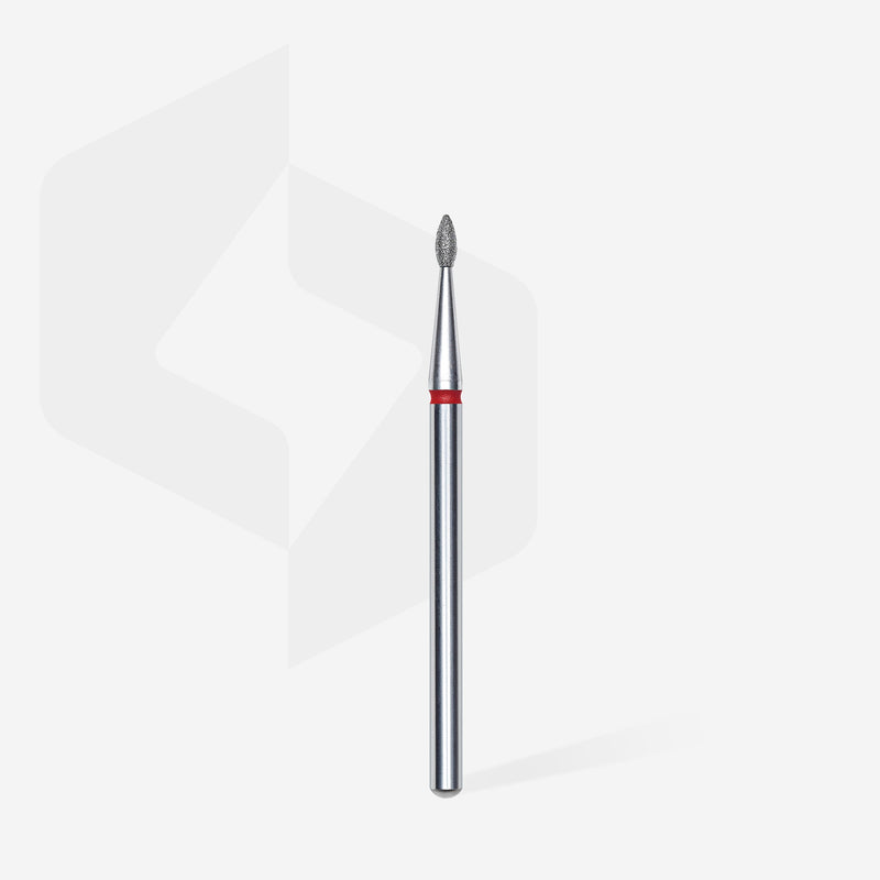 Staleks Elmas Freze Ucu Damla Kırmızı EXPERT (Baş Çapı 1,6 mm / Çalışma Boyu 4 mm) FA40R016/4 - görsel 2