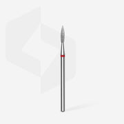 Staleks Elmas Freze Ucu Sivri Alev Kırmızı EXPERT (Baş Çapı 2,3 mm / Çalışma Boyu 8 mm) FA11R023/8 - görsel 2
