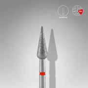 Staleks Elmas Freze Ucu Sivri Armut Kırmızı EXPERT (Baş Çapı 4 mm / Çalışma Boyu 12 mm) FA100R040/12