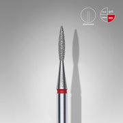 Staleks Elmas Freze Ucu Sivri Alev Kırmızı EXPERT (Baş Çapı 1,6 mm / Çalışma Boyu 8 mm) FA11R016/8