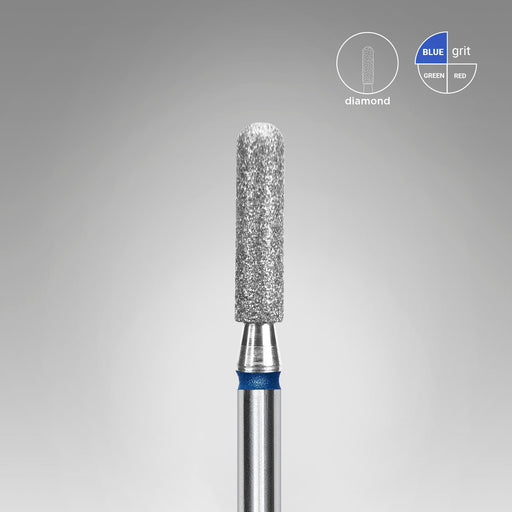 Staleks Elmas Freze Ucu Yuvarlatılmış Silindir Mavi EXPERT (Baş Çapı 2,5 mm / Çalışma Boyu 10 mm) FA30B025/10