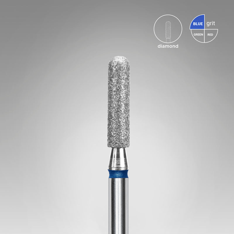 Staleks Elmas Freze Ucu Yuvarlatılmış Silindir Mavi EXPERT (Baş Çapı 2,5 mm / Çalışma Boyu 10 mm) FA30B025/10