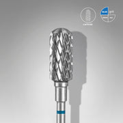 Staleks Karbür Freze Ucu Güvenli Yuvarlatılmış Silindir Mavi EXPERT (Baş Çapı 6 mm / Çalışma Boyu 14 mm) FT31B060/14