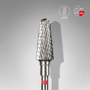 Staleks Karbür Freze Ucu Kesik Konik Kırmızı EXPERT (Baş Çapı 6 mm / Çalışma Boyu 14 mm) FT70R060/14