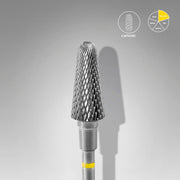 Staleks Karbür Freze Ucu Kesik Konik Sarı EXPERT (Baş Çapı 6 mm / Çalışma Boyu 14 mm) FT70Y060/14