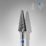 Staleks Karbür Freze Ucu Konik Mavi EXPERT (Baş Çapı 6 mm / Çalışma Boyu 14 mm) FT71B060/14