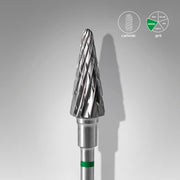 Staleks Karbür Freze Ucu Konik Yeşil EXPERT (Baş Çapı 6 mm / Çalışma Boyu 14 mm) FT71G060/14