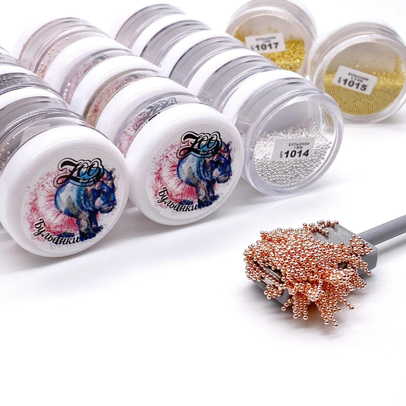 ZOO 1012 Bulonki metallik gumus 0.6mm - temiz gorsel