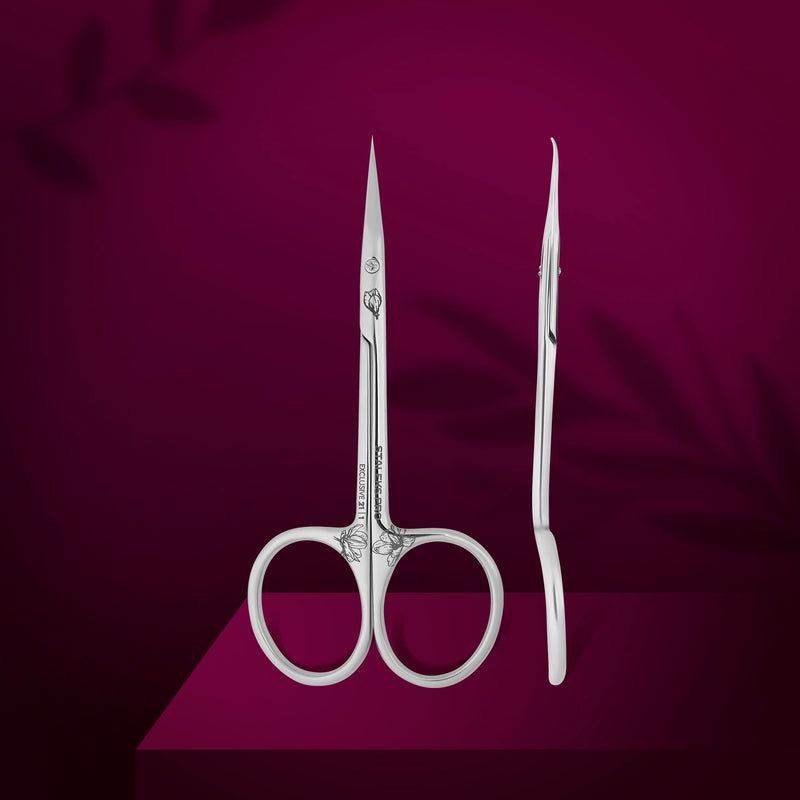 Staleks Kancalı Profesyonel Kütikül Makası EXCLUSIVE 21 TYPE 1 (magnolia) SX-21/1m