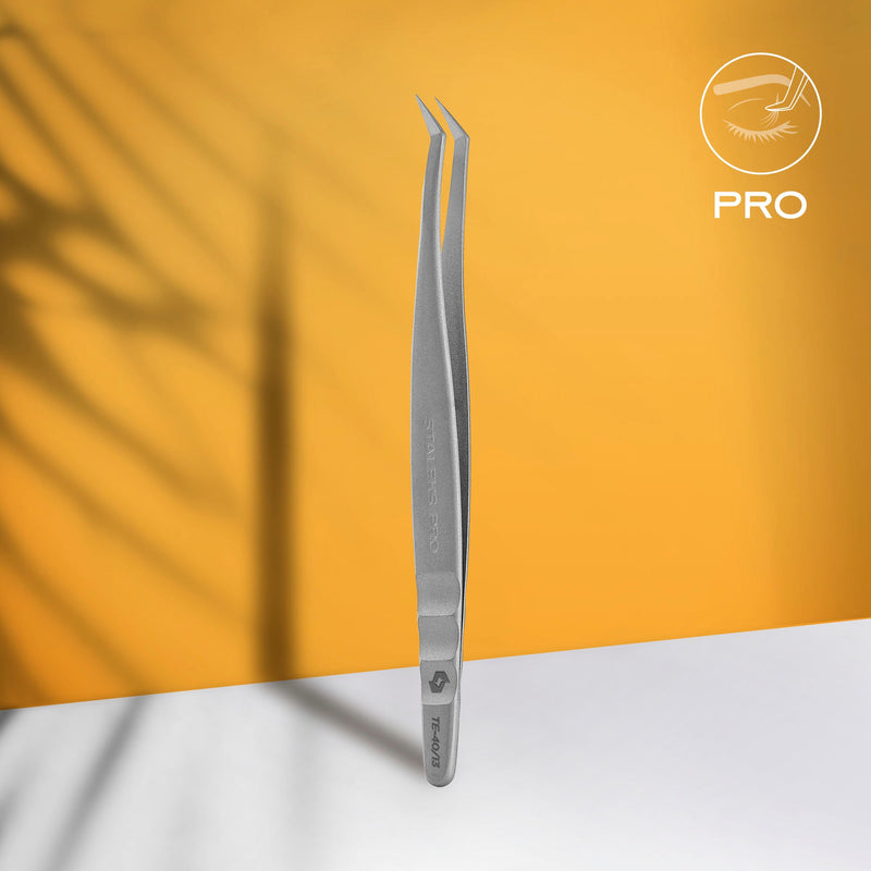 Staleks Profesyonel Kirpik Cımbızı EXPERT 40 TYPE 13 (L-Şekilli, 40') TE-40/13