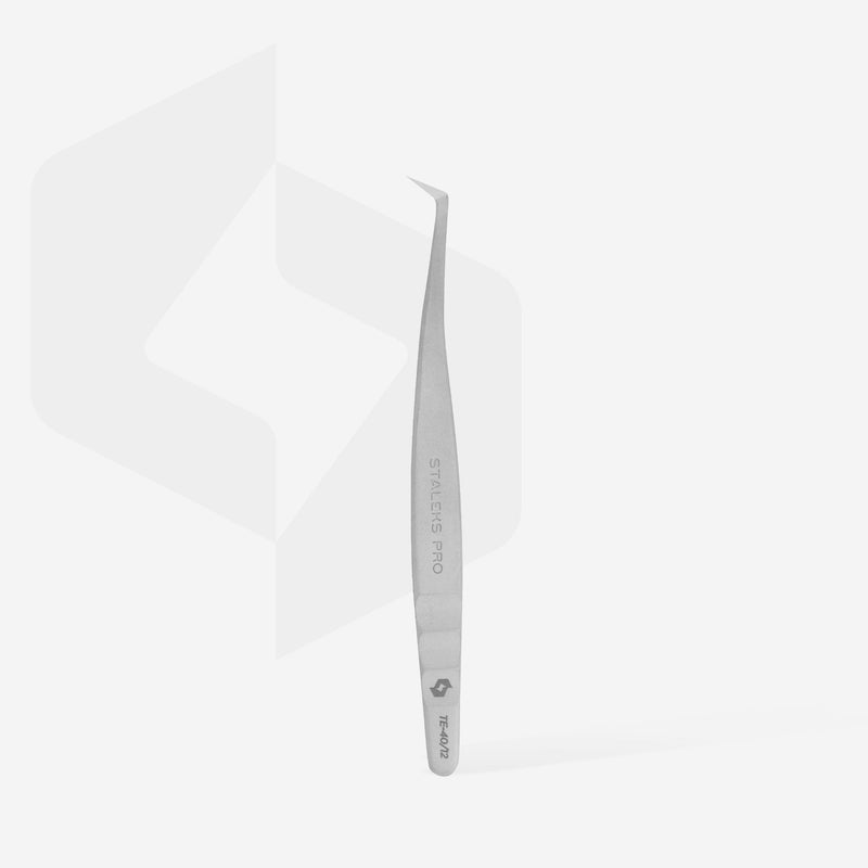 Staleks Profesyonel Kirpik Cımbızı EXPERT 40 TYPE 12 (L-Şekilli, 65') TE-40/12 - görsel 3