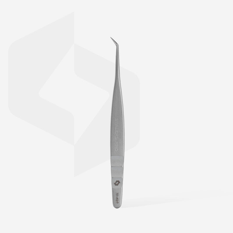 Staleks Profesyonel Kirpik Cımbızı EXPERT 40 TYPE 1 (L-Şekilli, 50') TE-40/1 - görsel 3