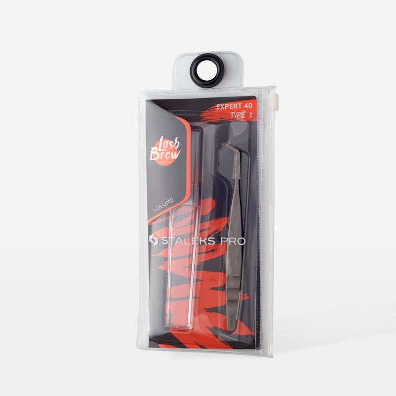 Staleks Profesyonel Kirpik Cımbızı EXPERT 40 TYPE 2 (L-Şekilli, 70') TE-40/2 - görsel 4