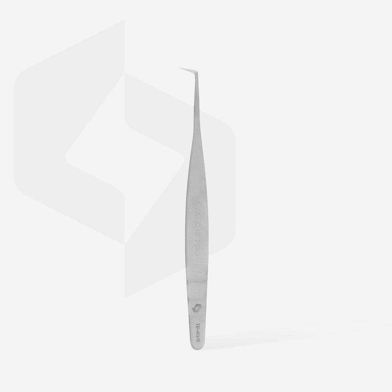 Staleks Profesyonel Kirpik Cımbızı EXPERT 40 TYPE 8 (L-Şekilli, 85') TE-40/8 - görsel 3