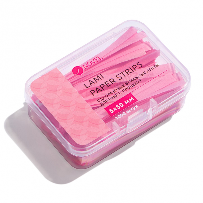 Novel Pink Disposable Eyelash Lamination Fixing Tapes 5x50 mm (1000 Pieces)