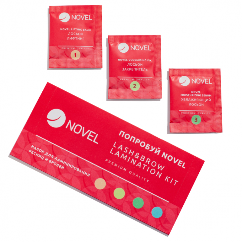 Novel Lash UP Kirpik & Kaş Laminasyon Promo Seti (3×1 g)