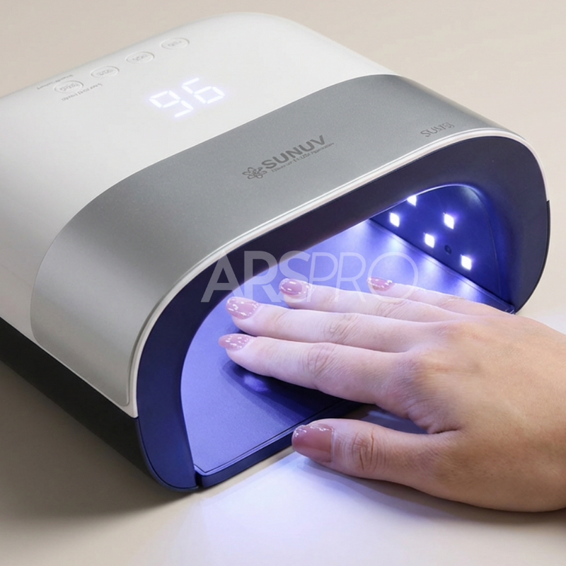 SUN3 UV/LED Kalıcı Oje Kurutma Makinesi | LCD Ekran, 4 Zamanlayıcı